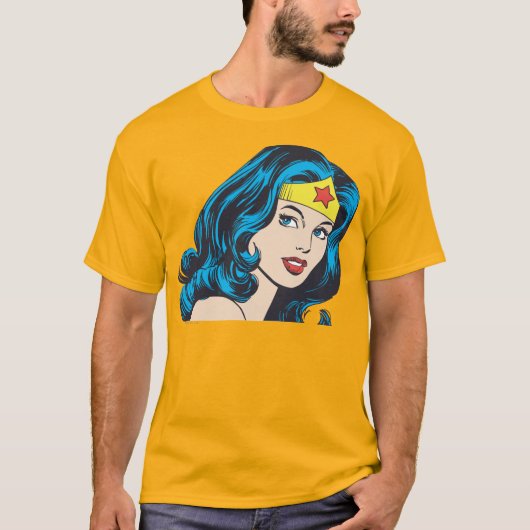 Wonder Woman Face T-Shirt (Vorderseite)