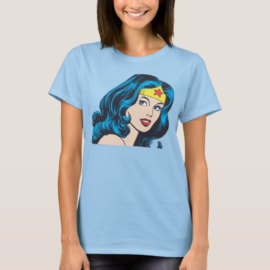 Wonder Woman Face T-Shirt (Vorderseite)
