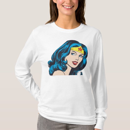 Wonder Woman Face T-Shirt (Vorderseite)