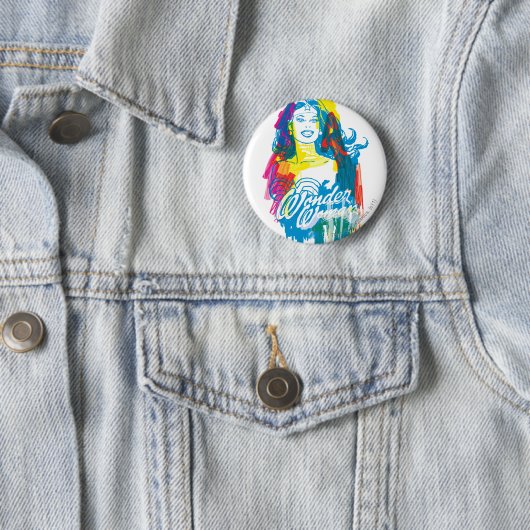 Wonder Woman farbenfroh 1 Button (Beispiel)