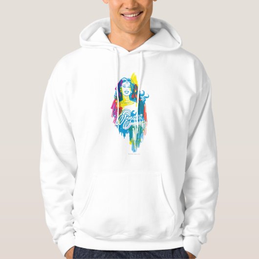 Wonder Woman farbenfroh 1 Hoodie (Vorderseite)