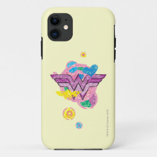 Wonder Woman farbenfrohe Schriften Case-Mate iPhone Hülle