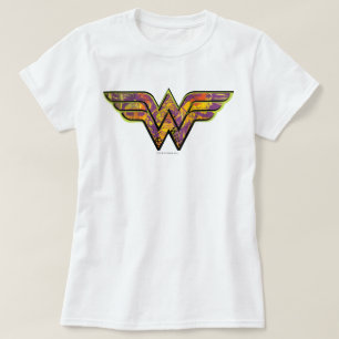 Wonder Woman farbiges Logo T-Shirt