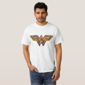 Wonder Woman farbiges Logo T-Shirt (Vorne ganz)
