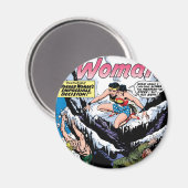 Wonder Woman Featuring Wonder Girl Magnet (Vorderseite/Rückseite)