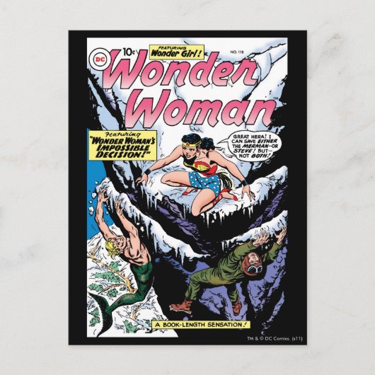 Wonder Woman Featuring Wonder Girl Postkarte (Vorderseite)