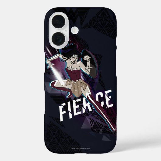Wonder Woman - Fierce Case-Mate iPhone Hülle (Rückseite)