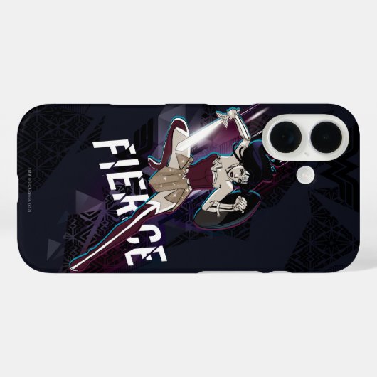 Wonder Woman - Fierce Case-Mate iPhone Hülle (Rückseite (Horizontal))