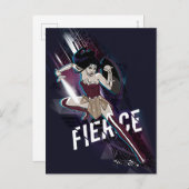 Wonder Woman - Fierce Postkarte (Vorne/Hinten)