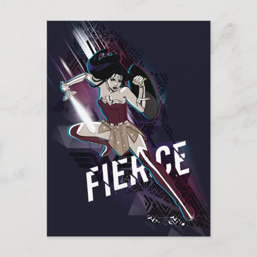 Wonder Woman - Fierce Postkarte (Vorderseite)