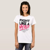 Wonder Woman - Fight Like A Hero T-Shirt (Vorne ganz)