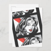 Wonder Woman Film Strip Postkarte (Vorne/Hinten)