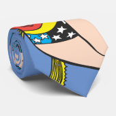 Wonder Woman fliegt vorwärts Krawatte (Gerollt)