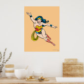 Wonder Woman fliegt vorwärts Poster (Küche)