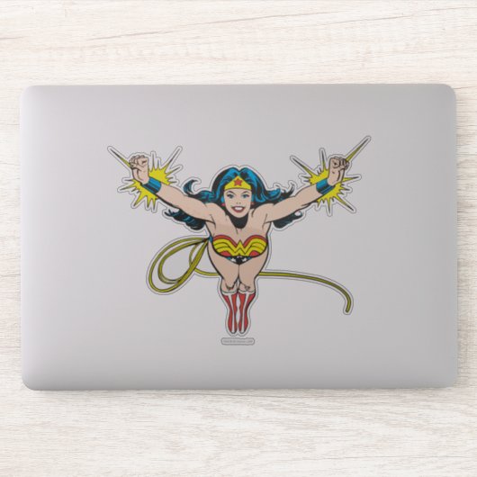 Wonder Woman Fly Forward Aufkleber (Computer)