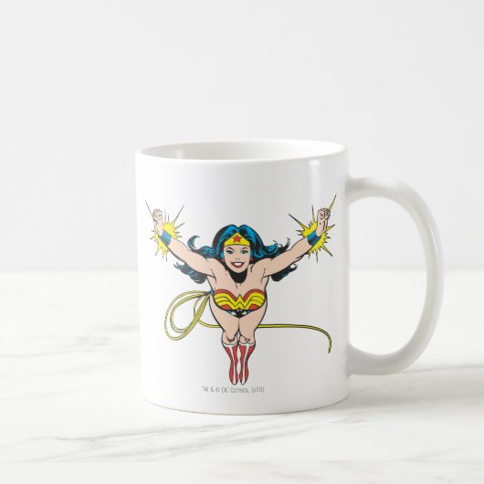 Wonder Woman Fly Forward Kaffeetasse (Rechts)