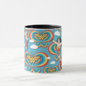 Wonder Woman Flying High Pattern Tasse (Zentrum)