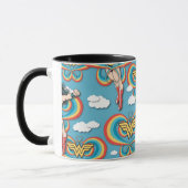 Wonder Woman Flying High Pattern Tasse (Links)