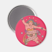 Wonder Woman Freedom Fighter Magnet (Vorderseite/Rückseite)