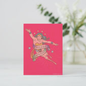 Wonder Woman Freedom Fighter Postkarte (Stehend Vorderseite)