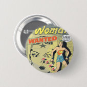Wonder Woman Gewollt Button (Vorne & Hinten)