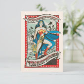 Wonder Woman | Glücklicher Vatertag, Mama Karte (Stehend Vorderseite)