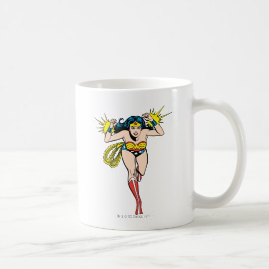 Wonder Woman glühende Cuffs Kaffeetasse (Rechts)