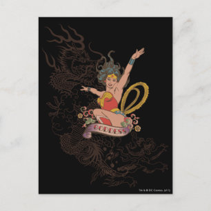 Wonder Woman Goddess Postkarte