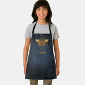 Wonder Woman Gold Symbol Over Lasso Schürze (Insitu)