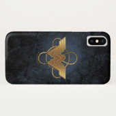 Wonder Woman Gold Symbol über Lasso Case-Mate iPhone Hülle (Rückseite (Horizontal))