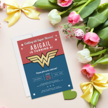 Wonder Woman Golden Logo Geburtstag