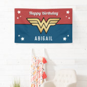 Wonder Woman Golden Logo | Happy Birthday Banner (Insitu)