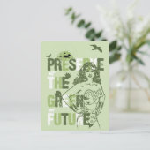 Wonder Woman Green Future Postkarte (Stehend Vorderseite)