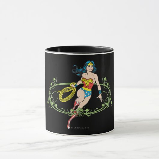 Wonder Woman Green Vines Tasse (Zentrum)
