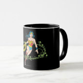Wonder Woman Green Vines Tasse (VorderseiteRechts)