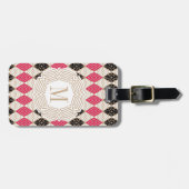 Wonder Woman Griechisches Muster Gepäckanhänger (Vorderseite horizontal)