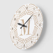 Wonder Woman Griechisches Muster Große Wanduhr (Winkel)