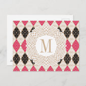 Wonder Woman Griechisches Muster Postkarte (Vorne/Hinten)