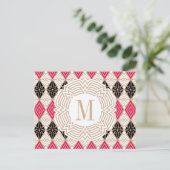 Wonder Woman Griechisches Muster Postkarte (Stehend Vorderseite)