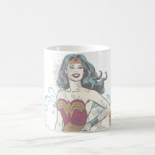 Wonder Woman Halftone Kaffeetasse