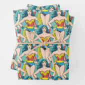 Wonder Woman Hands auf Hüften Geschenkpapier Set (Beispiel)