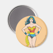 Wonder Woman Hands auf Hüften Magnet (Vorderseite/Rückseite)