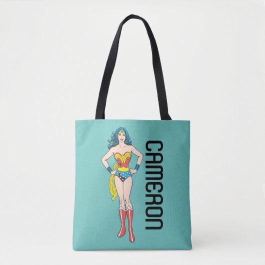 Wonder Woman Hands auf Hüften Tasche (Vorderseite)