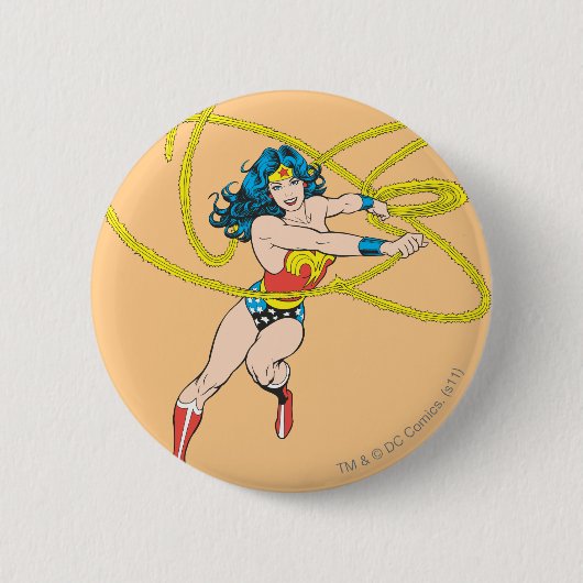 Wonder Woman Holds Lasso 1 Button (Vorderseite)