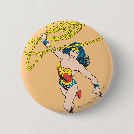 Wonder Woman Holds Lasso 2 Button (Vorderseite)
