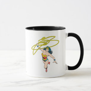 Wonder Woman Holds Lasso 2 Tasse