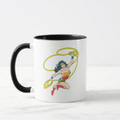 Wonder Woman Holds Lasso 3 Tasse (Links)