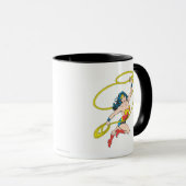 Wonder Woman Holds Lasso 3 Tasse (VorderseiteRechts)
