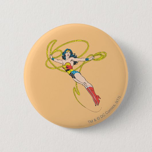 Wonder Woman Holds Lasso 4 Button (Vorderseite)