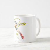 Wonder Woman Holds Lasso 4 Kaffeetasse (VorderseiteRechts)